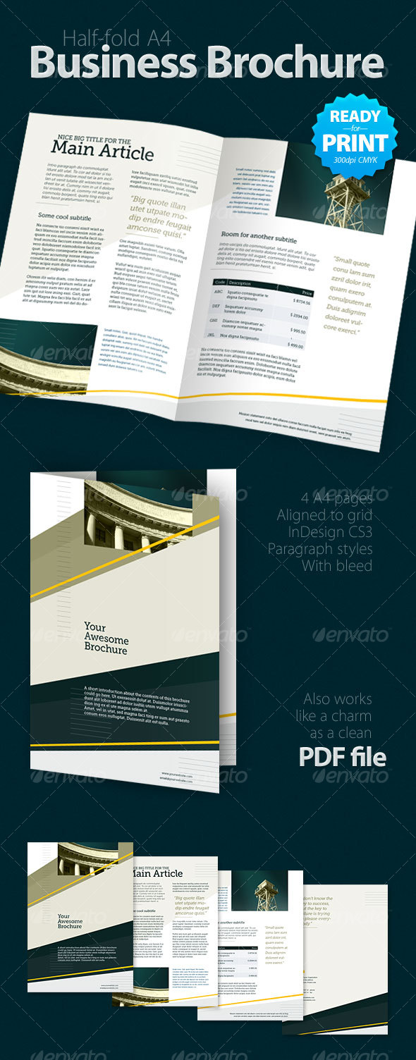 Business Brochure (4 pages) - Corporate Brochures
