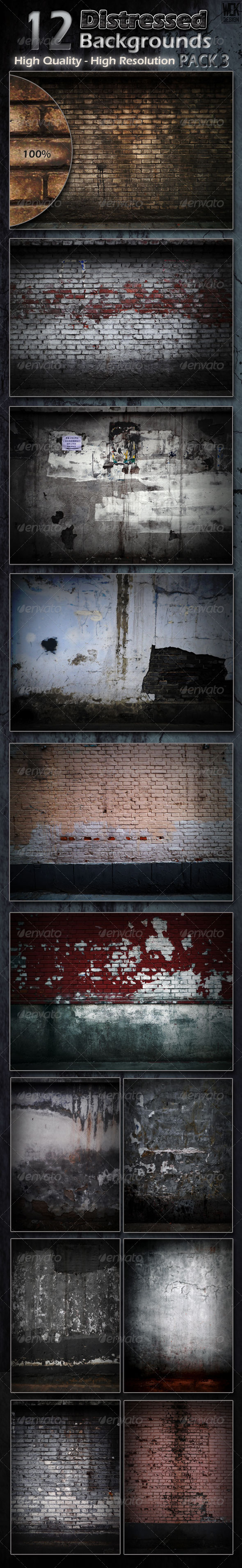 Distressed Background Textures Pack 3