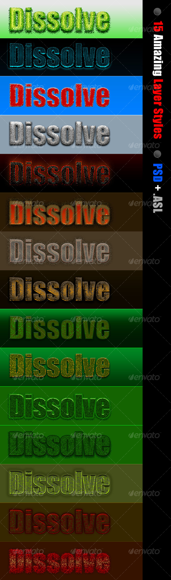 Amazing Layer styles - Text Effects Styles