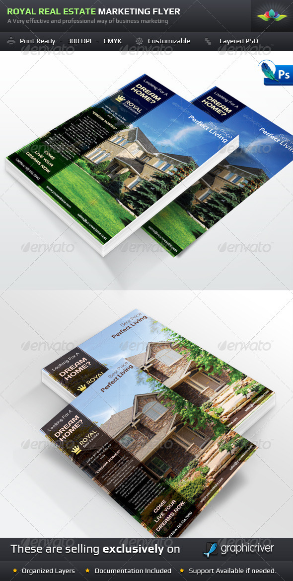 Royal Real Estate Marketing Flyer