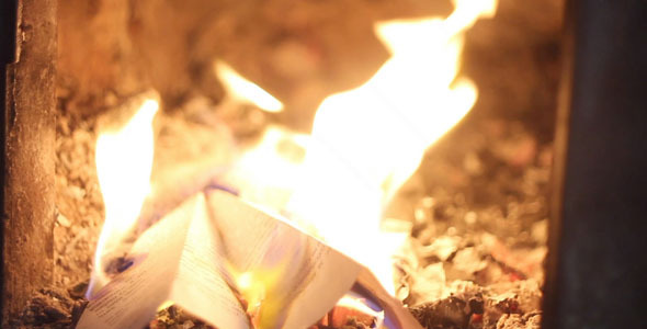 Burning Paper Plane In The Furnace Burning Paper Plane In The Furnace