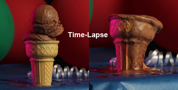 Ice Cream Cone Melting Time-Lapse Ice Cream Cone Melting Time-Lapse