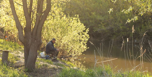 Fisherman On The River Fisherman On The River