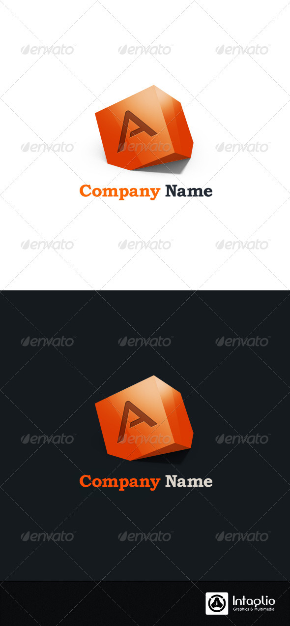 Letter A 3D Abstract Logo - 3d Abstract