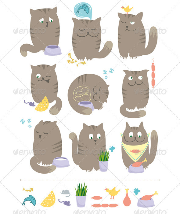 Cats With Foods
