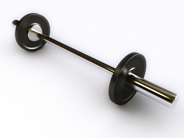 Barbell GYM 3Ds Max Barbell GYM 3Ds Max