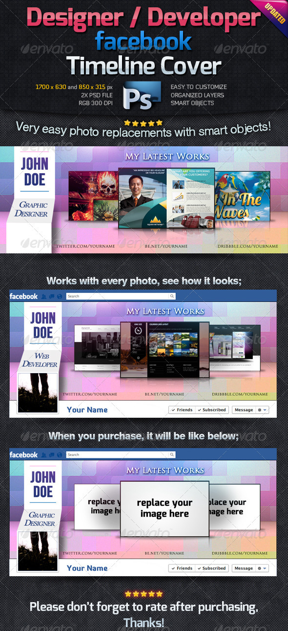 Designer Developer Facebook Timeline Cover Designer Developer Facebook Timeline Cover