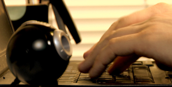 Laptop Typing Laptop Typing