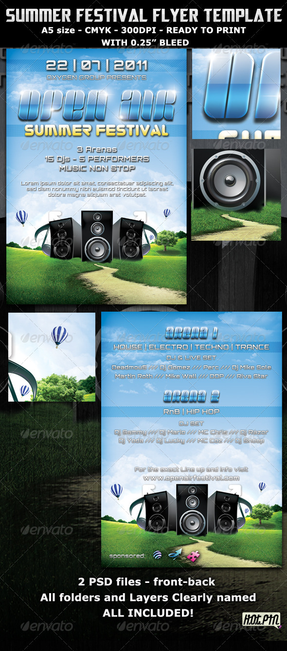 Summer Party Flyer Template