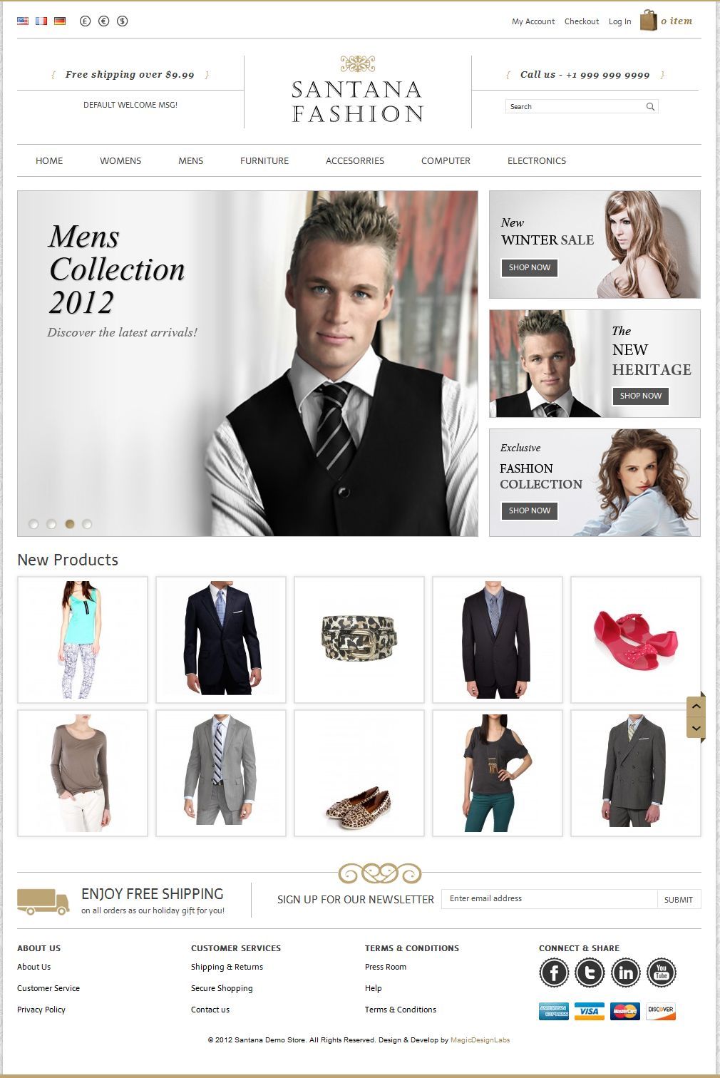Santana fashion coupons