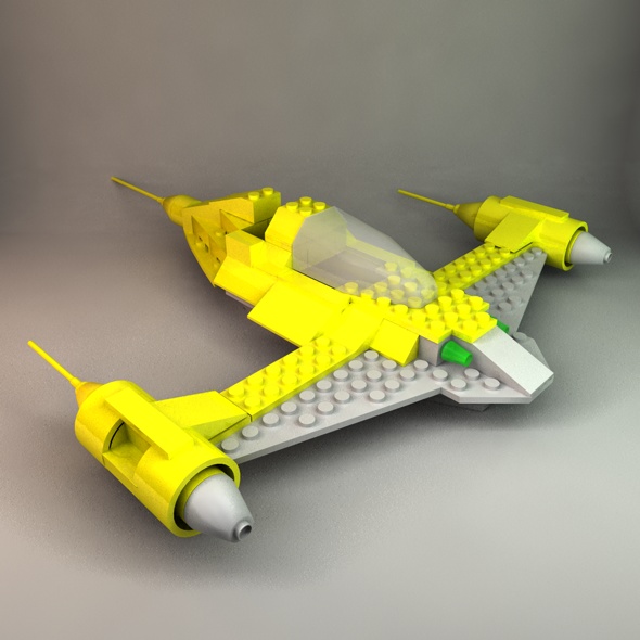 Lego Naboo Fighter - 3DOcean Item for Sale