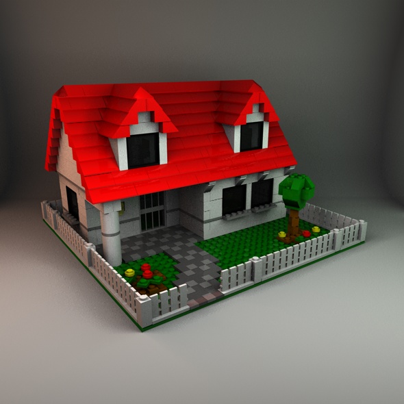 Lego House - 3DOcean Item for Sale