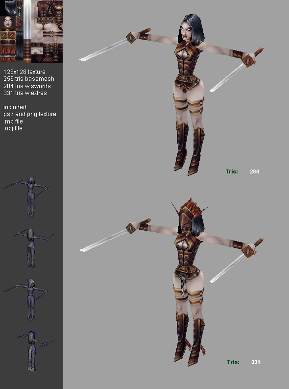 Ultra Low Poly Akasha Ultra Low Poly Akasha