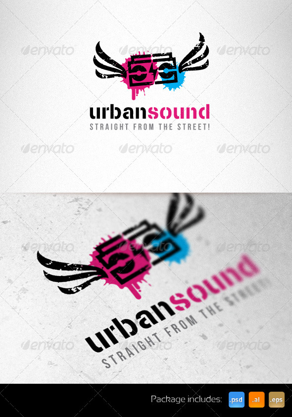 Urban Sound Creative Logo Template