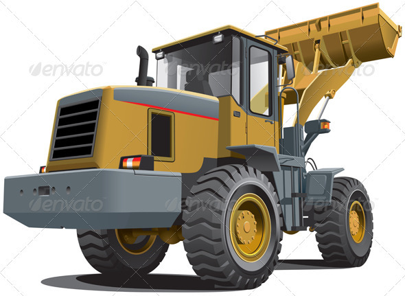 Front End Loader - Objects Vectors