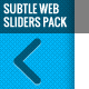 Subtle Web Sliders Pack Subtle Web Sliders Pack - GraphicRiver Item for Sale