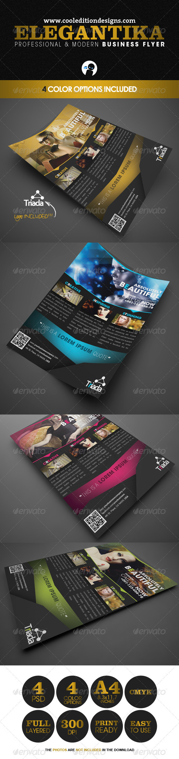 Elegantika - Professional & Modern Business Flyer - Corporate Flyers