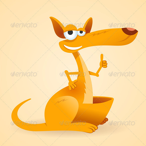 Kangaroo Animal Illustration Kangaroo Animal Illustration