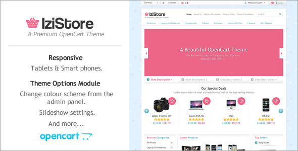 IziStore - Responsive OpenCart Theme