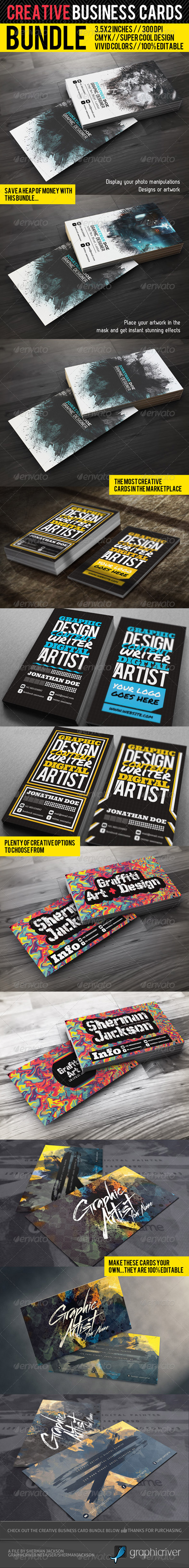 Creative Business Card Premium Bundle - Creative Business Cards