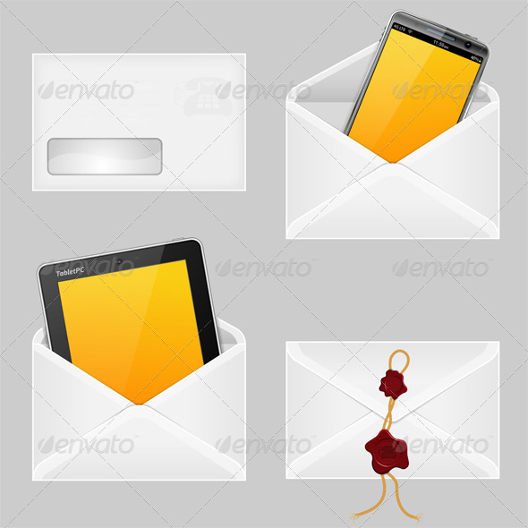 Envelopes with Smart Phone Envelopes with Smart Phone