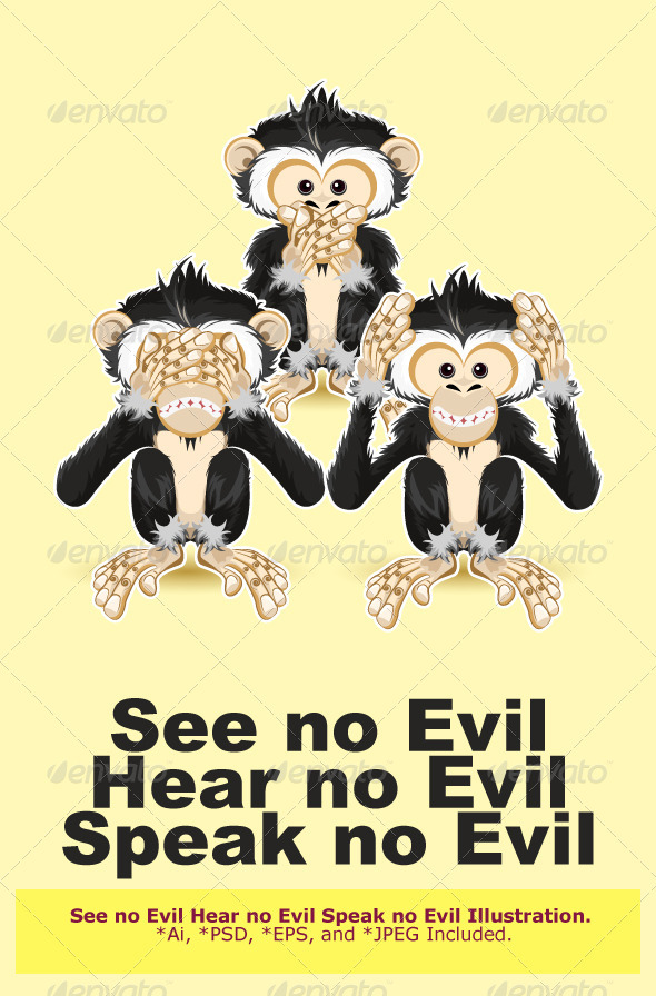 see no evil hear no evil speak no evil