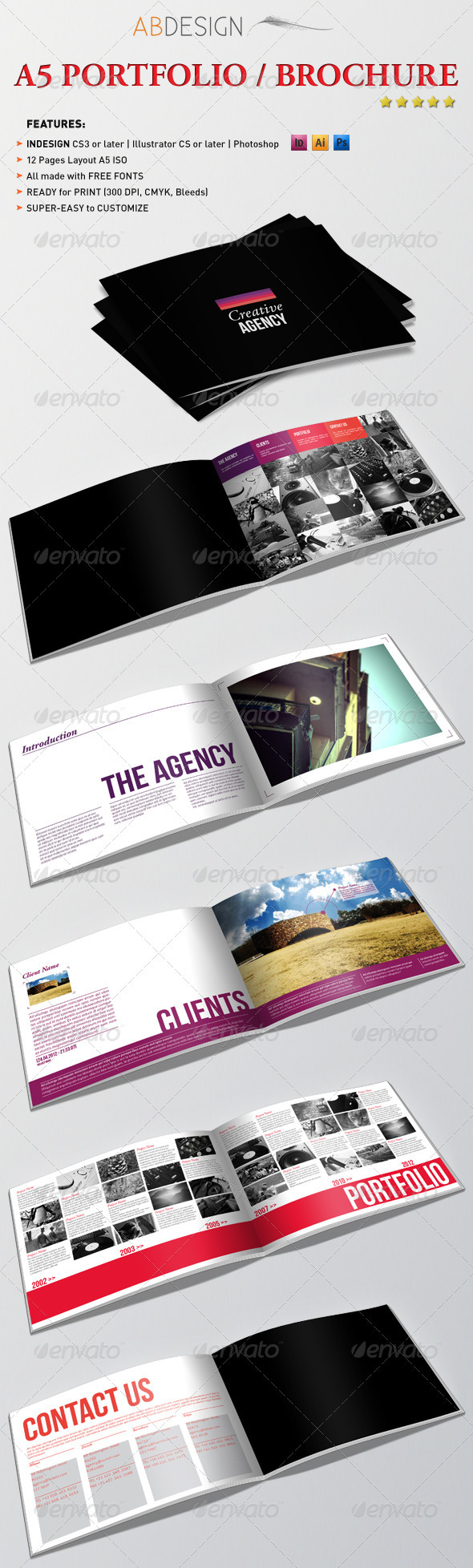 A5 Portfolio Brochure | GraphicRiver