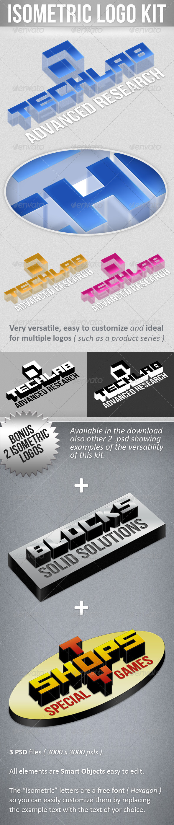 Isometric Logo Kit Isometric Logo Kit