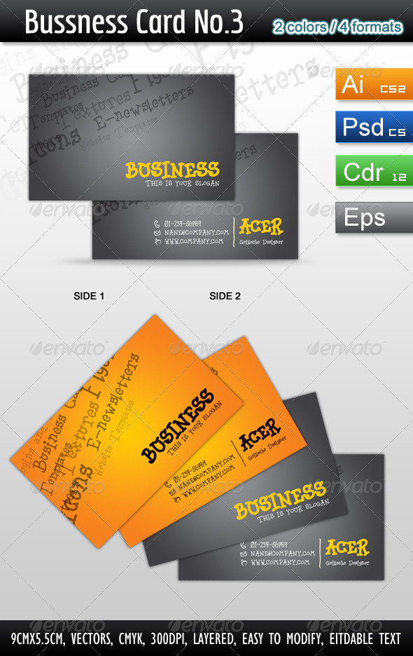 Bussness Card No.3 Bussness Card No.3