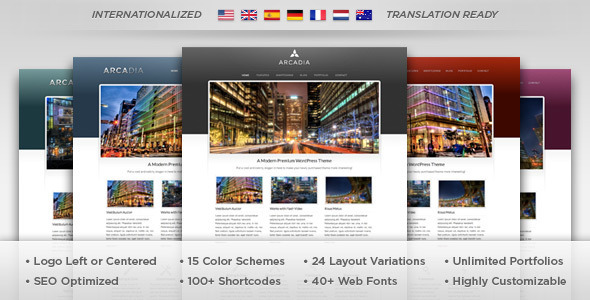 Arcadia - WordPress Theme