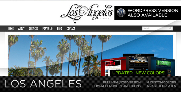 Los Angeles - Premium Portfolio Template