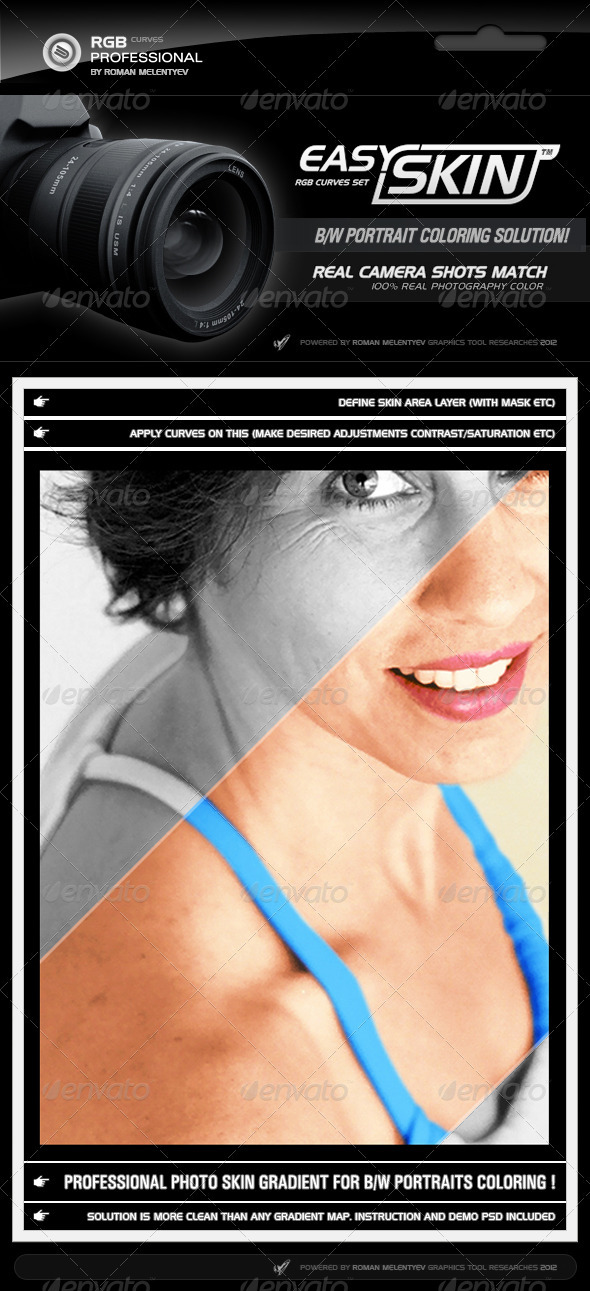 RGB Curves - Easy Skin - Photoshop Add-ons