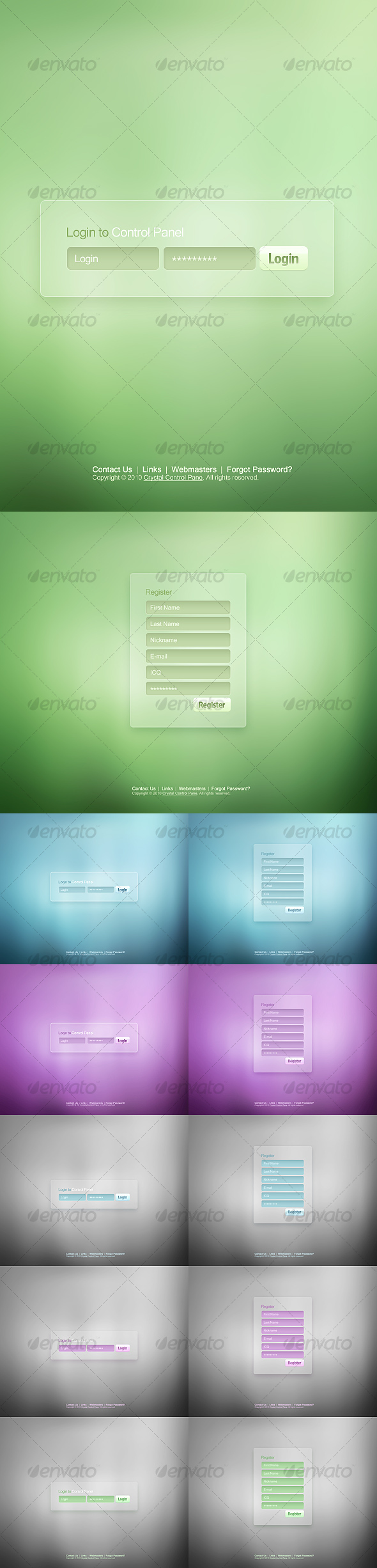 High Level Login & Registration Screen Design High Level Login & Registration Screen Design
