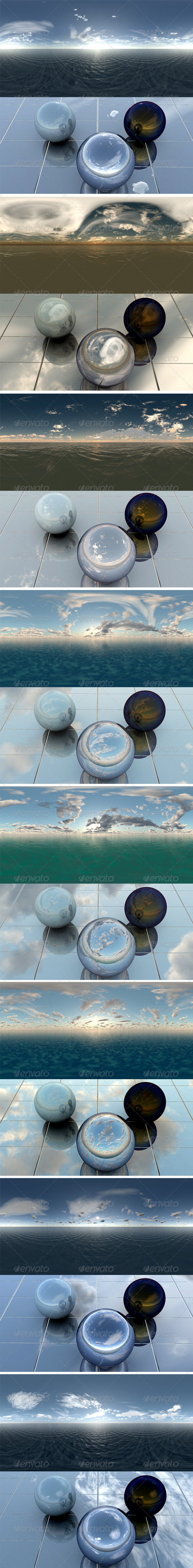 Pack 6 - Sea - 3DOcean Item for Sale