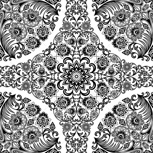 Seamless floral pattern Seamless floral pattern