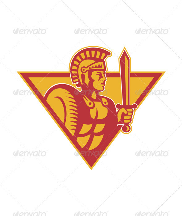 Roman Centurion Soldier With Sword And Shield Roman Centurion Soldier With Sword And Shield