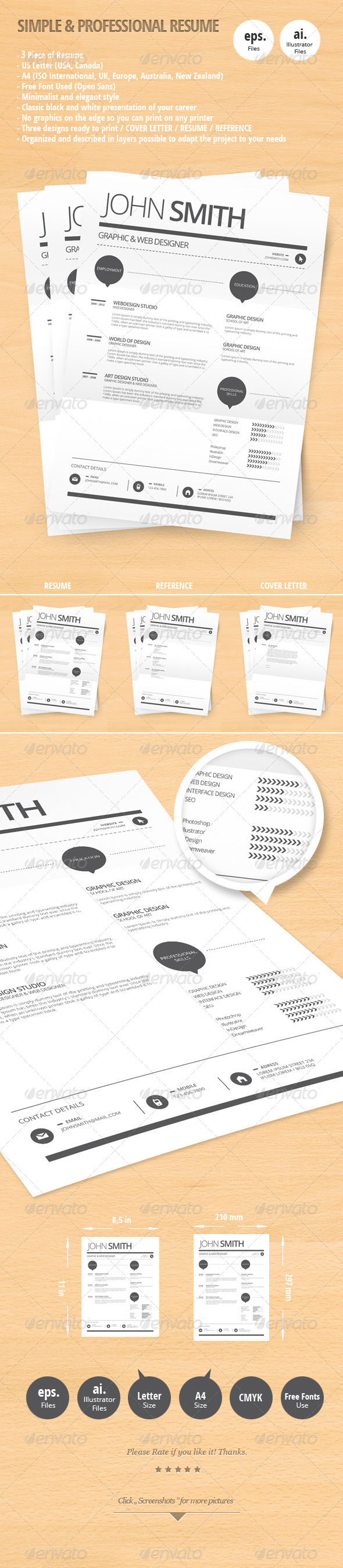 Simple & Professional Resume Simple & Professional Resume