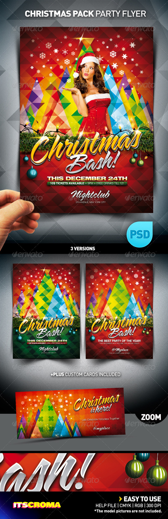 Christmas Bash Party Flyer Pack