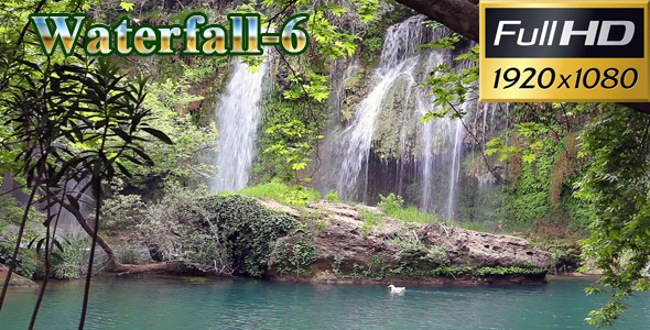Early Sandra Teen Model Waterfall