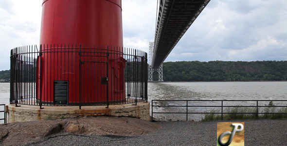 Lighthouse At The Washington Bridge Lighthouse At The Washington Bridge