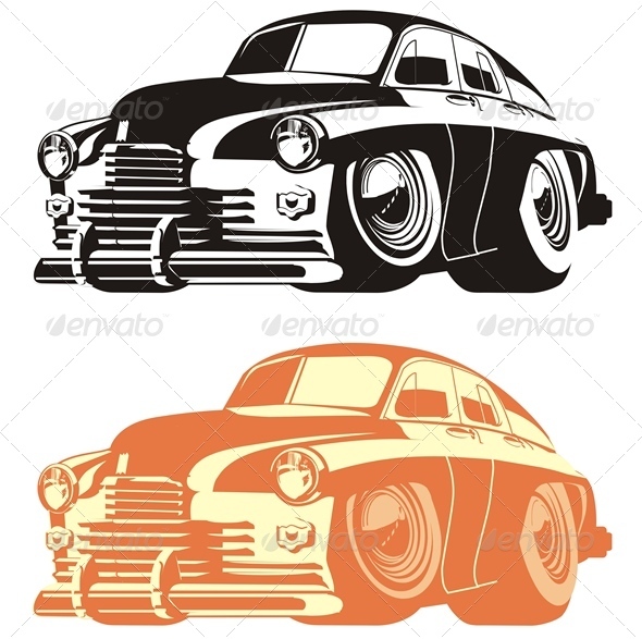 Vector Cartoon Car