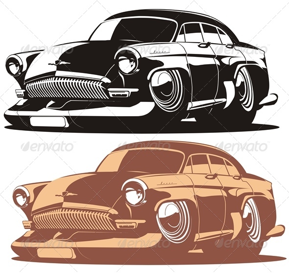 Vector Cartoon Car