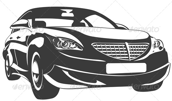 Vector Abstract Modern Car