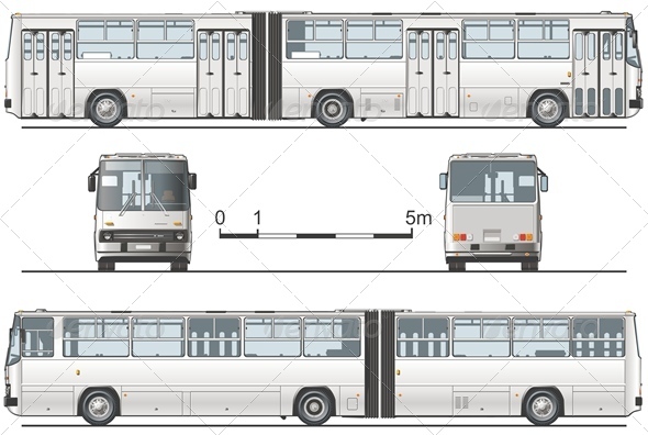 Vector Articulated Public Bus