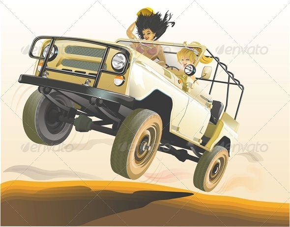 Vector Jeep