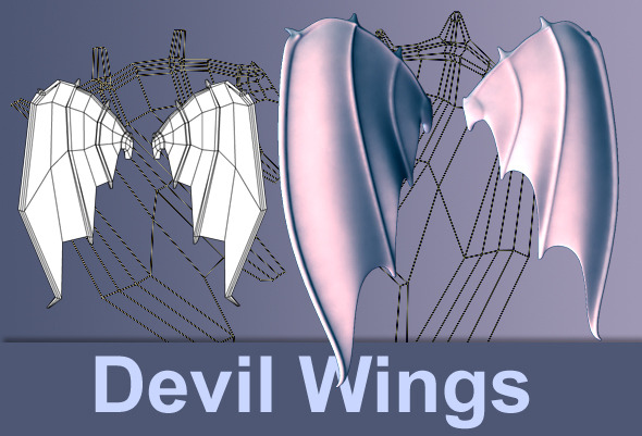 Devil Wings - 3DOcean Item for Sale