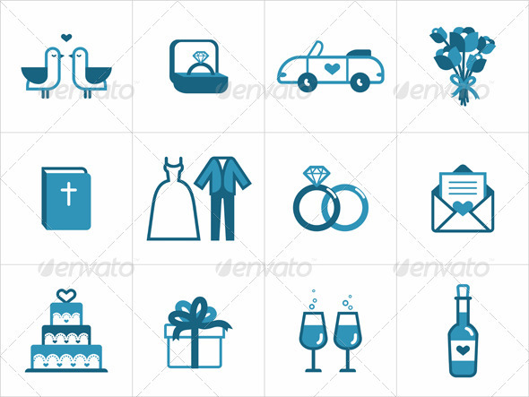 Wedding Icons Wedding Icons