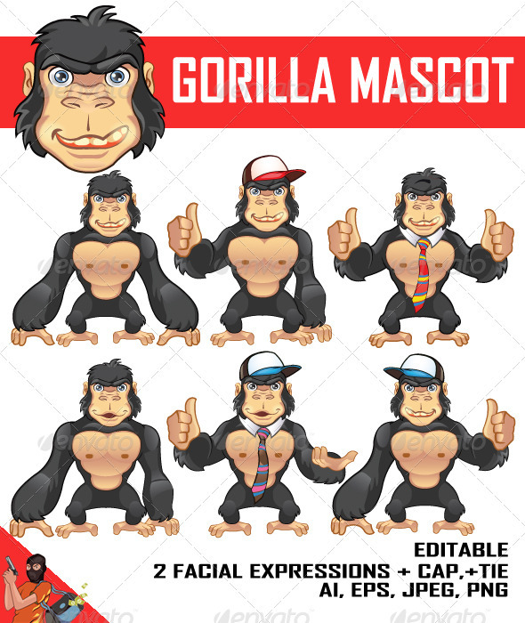 Gorilla Mascot Gorilla Mascot