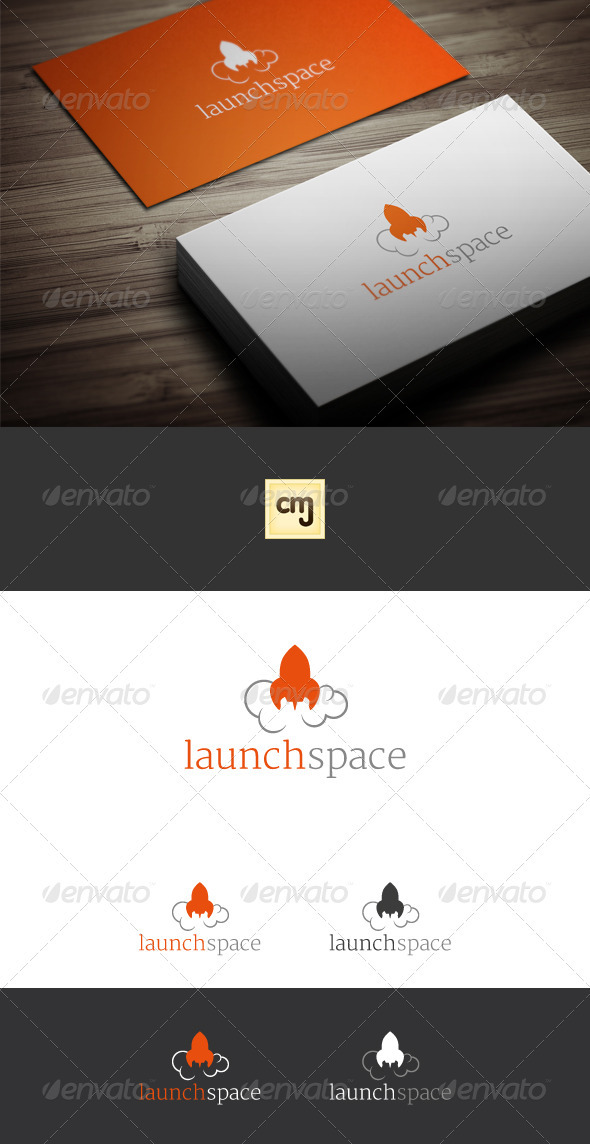 Launch Space Logo Template