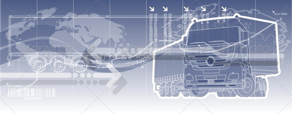 Vector Logistics Theme Background